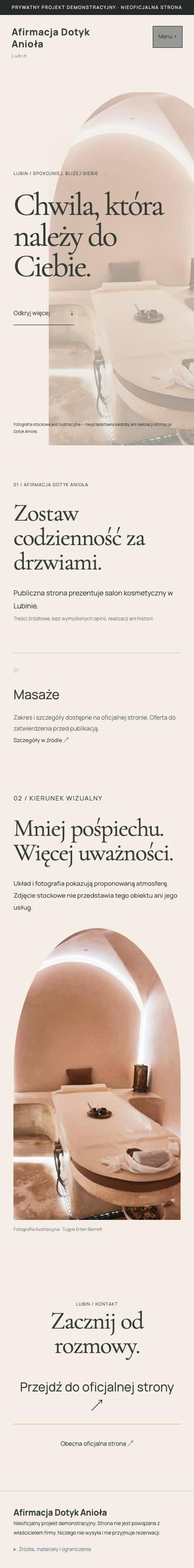 Wygenerowany koncept Afirmacja — telefon