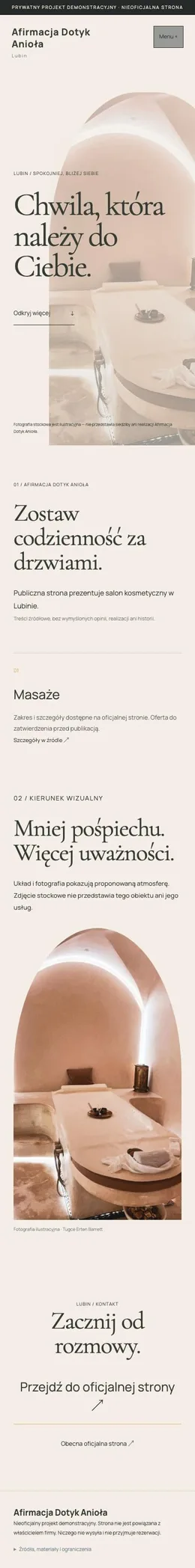 Afirmacja — wersja mobilna konceptu